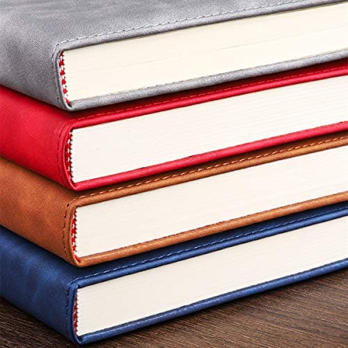 Carnet de Notes Classique Papier à Rayures - Journal Couverture Rigide, 8,3 "× 5,7", 360 pages,Parfait pour le bureau Accueil École Rédaction professionnelle et prise de notes(A5,bleu)