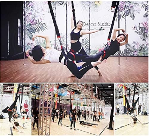 Heavy Pro Bungee Ensemble de bandes de résistance Sling Trainer Yoga Corde élastique Corde Résistance Air Dance Corde Exercice Fitness Gym à domicile Équipement d'entraînement professionnel (85 kg )