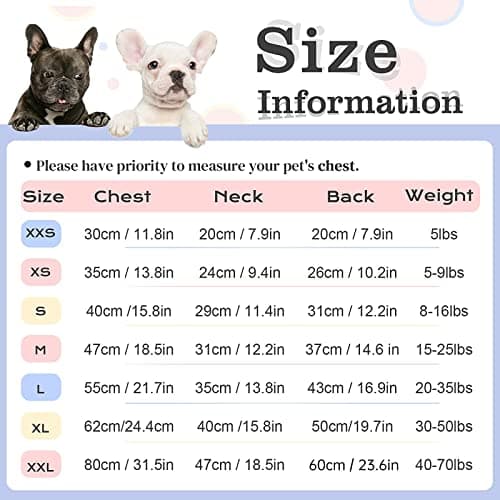 Hjumarayan Pull Chien - Pull Rayé pour Chien Sweat Chien Fin Pull Noel Chien Petite Taille, Vetement pour Chien Pull-Overs pour Chiens, Vetement Chihuahua Yorkshire Terriers (Rouge XS)