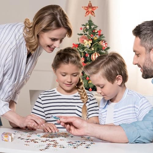 Calendrier de l'Avent Puzzle 2024, Puzzle en 3D pour Adultes et Enfants, Compte à Rebours de Noël sur 24 Jours, 24 Puzzles en Forme d'animaux, 1008 Pièces