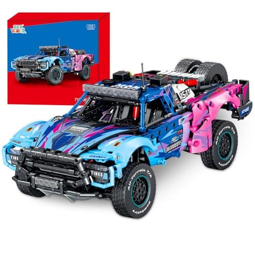 ZGZBLOCK Baja Trophée Kit de Construction pour Camion de Course MOC à l'échelle 1:12, modèle de Voiture de Collection, pour garçons à partir de 14 Ans, Adultes (1341 pièces)