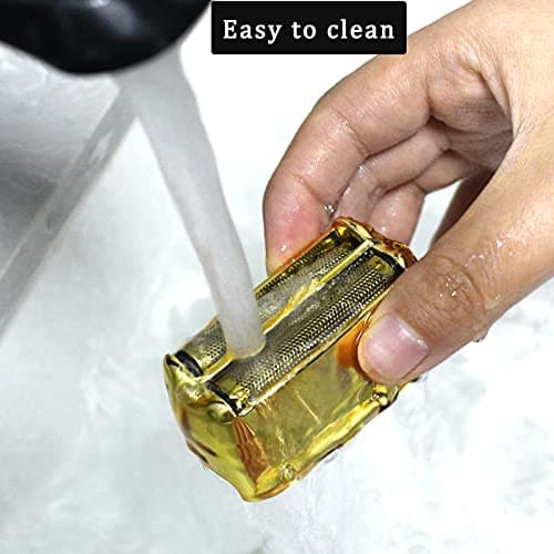 Monlida Rasoir Électriques Hommes, Tondeuse Barbe Homme Rasage Ultra Précis Sans Fil en Métal et Aluminium, Tondeuse de Précision USB Rechargeable (D'or)