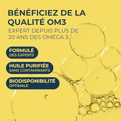 OM3 - Huile de Foie de Morue, Vitamine A et D -Défenses immunitaires - Vision -Ossature normale - Maxi format -120 capsules