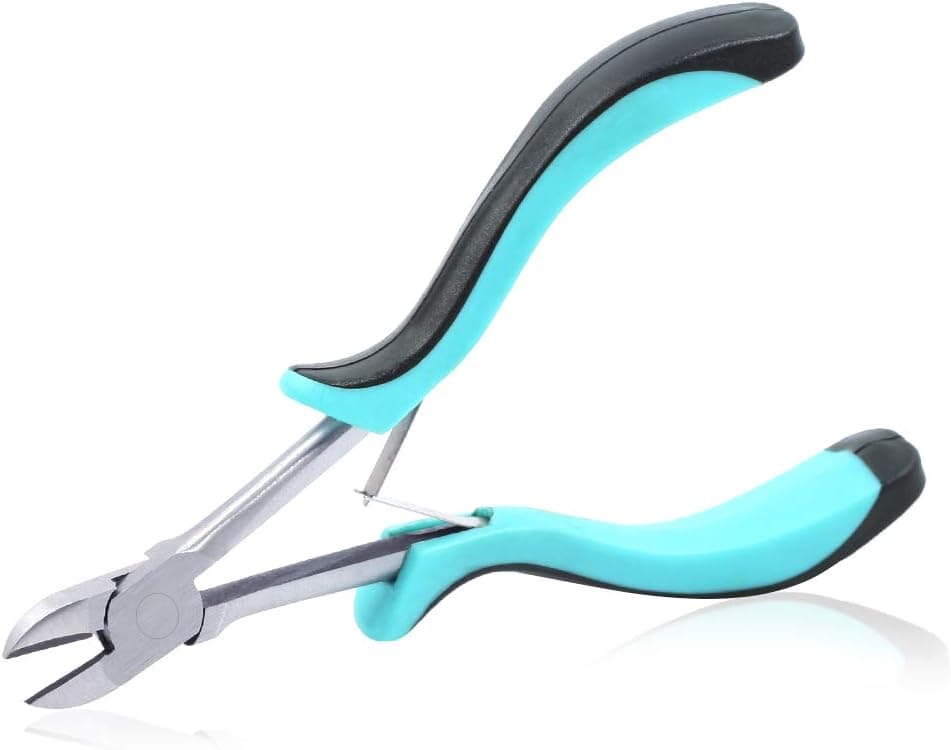 SPEEDWOX Mini pince coupante diagonale longue portée de 15,2 cm - Pince coupante de précision - Pince coupante latérale - Petite pince pour la fabrication de bijoux et de perles