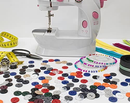 AERZETIX - C65532 - Lot de 50 Boutons à coudre ronds Ø15x2.2 mm à 2 trous L24 24L en plastique - couleur: noir - diamètre de l'ouverture 2 mm - mercerie couture vêtements décoration