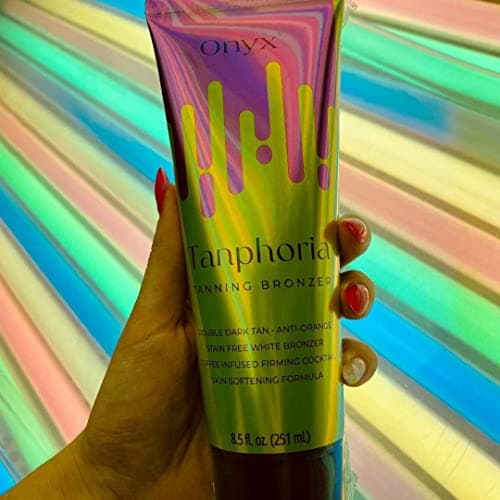 Onyx Tanphoria Lotion Accélératrice de Bronzage | Bronzage Ultra-Foncé et Uniforme | Améliore la Profondeur de la Couleur Après Chaque Séance | Favorise un Teint Doré et Éclatant Toute l'Année
