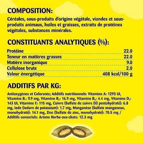 Catisfactions Friandises pour Chat – Saveur Herbe à Chat – Récompenses pour Chats Adultes et Chatons – 60 g (Lot de 6)