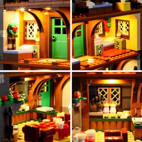 LIGHTAILING Kit d'éclairage LED pour Lego- 10325 Chalet Alpin Modèle de Blocs de Construction - Jeu de lumière LED Compatible avec Le modèle Lego (Non Incluso nel Modello)