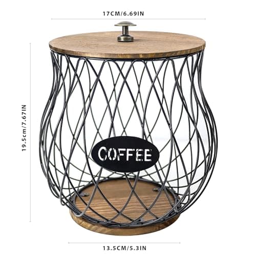 QUTHZZHY Support pour capsules de café, porte-dosettes de café, porte-verres K, dosettes d'expresso