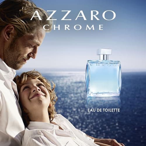Azzaro Chrome Eau de Toilette - Parfum Frais et Aquatique - Parfum Pour Hommes Pour Porter au Quotidien - Longue Tenue - Parfum de Luxe Pour Homme