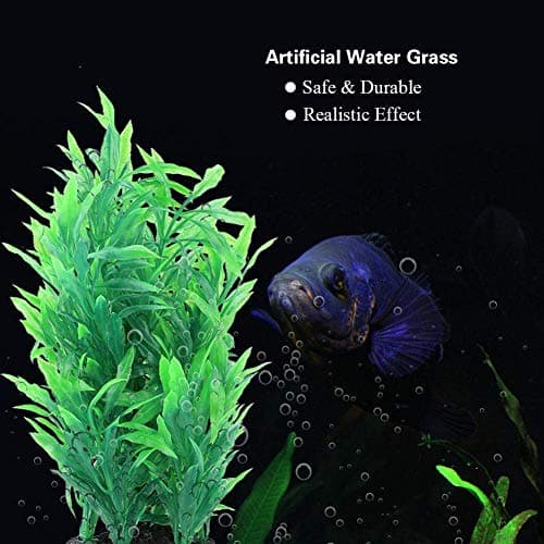 Aquarium Artificiel Plantes Fish Tank Décoration Eau Aquatique Eau Vert Herbe Paysage Ornement Cachette