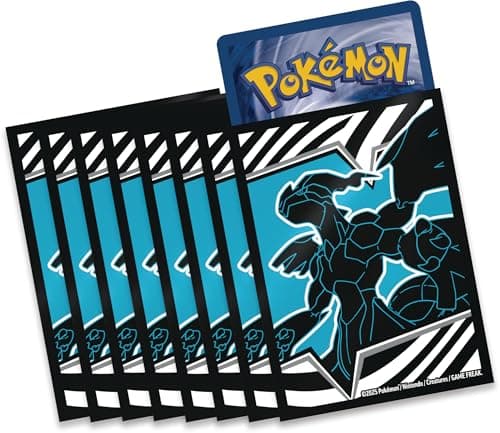 Pokémon : Coffret Dresseur d’élite Écarlate et Violet – Foudre Noire – Zekrom du JCC Pokémon (1 Carte Promo Entièrement Illustrée de Fulguris, 9 Boosters et des Accessoires de Jeu Premium)