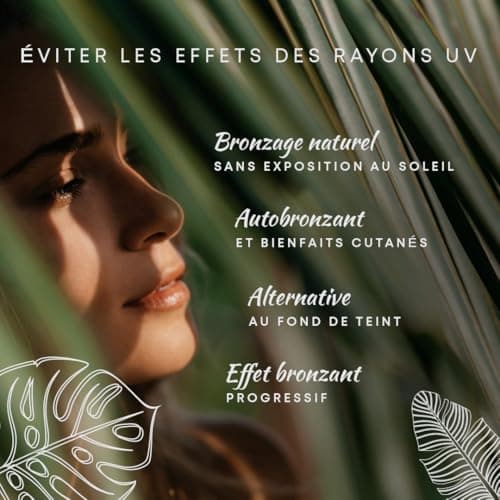 Vera® Gouttes Autobronzantes Visage | DHA & Acide Hyaluronique | Hâle Progressif & Sur-Mesure | Naturel à 99% | Sans Parfum ni Colorants | Conçu pour Peaux Pâles | 30ml | Fabriqué en Allemagne