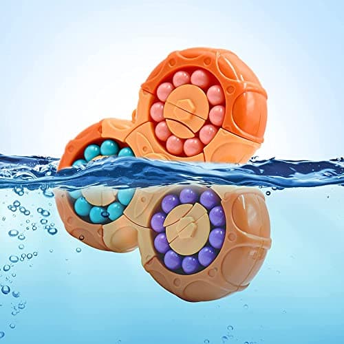 SUOXU Magic Bean Cube rotatif – Puzzle créatif à main, jouet éducatif de décompression, cadeau pour les enfants à partir de 3 ans, Pâques, Noël, anniversaire, Nouvel An