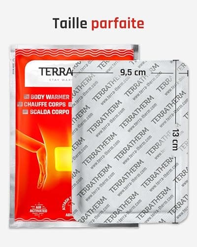 Patch chauffant dos, nuque et épaules – chaleur profondeur bienfaisante 12 h, chauffe-dos – chauffe-corps autocollant et activé par l’air – 30 pièces