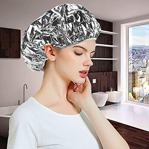 Bonnet Cheveux Soin, Hillylolly Bonnet de Soin Cheveux, Bonnet Coiffure Chauffant, 10 Pièces Bonnet Auto Chauffant, Pour Salon De Coiffure De Spa