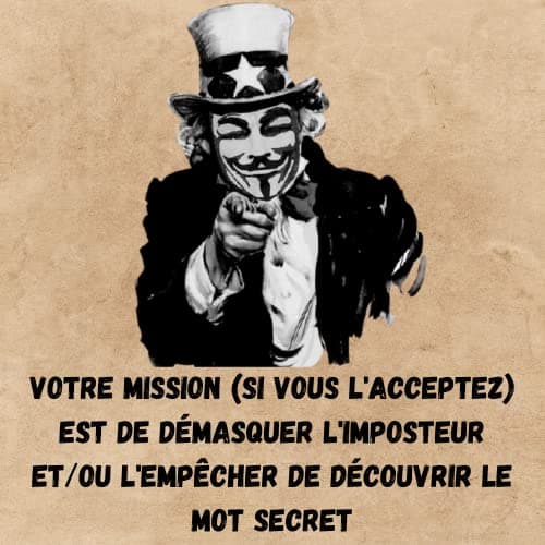 Oh Happy Games - L'Imposteur - Saurez-Vous Le démasquer ? Bluff, Créativité, Jeux de Mots et Suspicions ! Jeu d'ambiance - Jeu de Cartes - Jeu de Société Adulte