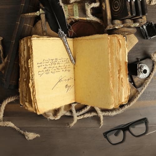 Urban Leather Papillon Journal intime vintage pour homme et femme pour écrire, dessin d'artiste, carnet de croquis, carnet de voyage, carnet de notes pour elle et lui, couverture épaisse non doublée