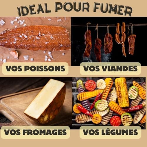 Sciure de Bois de Hêtre 4 Kg pour Fumoir à Viande et Poisson - Adaptée au serpentin fumoir à Froid - Conditionné en France