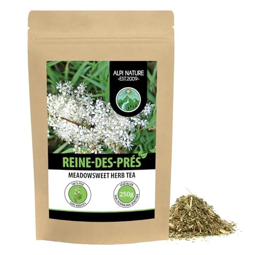 Infusion de reine des prés (250g), Tisane reine des prés, Thé de reine des prés, coupée, déshydratée délicatement, produit 100% pur et naturel