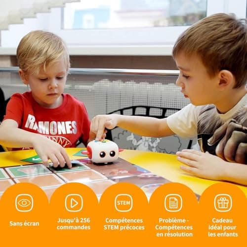 Matatalab TaleBot Pro Coding Robot pour Enfants de 3 à 5 Ans, Jouets Éducatifs d'Apprentissage, Jouets STEM Interactifs, Jouets sans Écran pour que les Enfants Apprennent les Bases de la Programmation