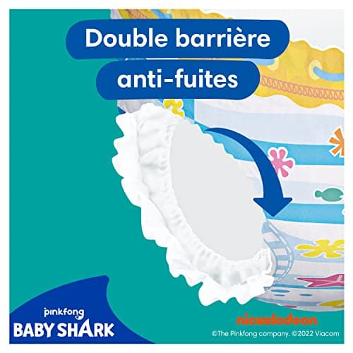 Pampers Splashers, Taille 4-5, 11 Couches-Culottes de Bain Jetables, 9-15kg, Le Confort D'un Maillot De Bain Et La Protection Pampers Optimale dans l'Eau, Edition Limitée Baby Shark