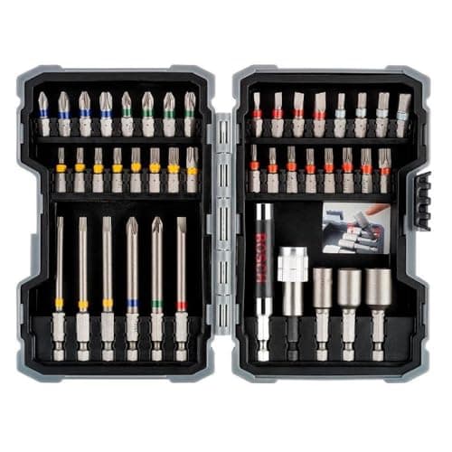 Bosch Professional 43 pièces Coffrets d'embouts de vissage Extra Hard (PH, PZ, SL, T, TH-Bit, Accessoires Perforateurs et Visseuses)