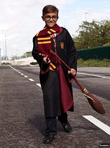 Funidelia | Écharpe Harry Potter Gryffondor 100% OFFICIELLE pour femme et homme Poudlard, Magiciens, Films et Cinéma, Hogwarts, accessoire pour déguisement - Déguisements amusants pour vos soirées.