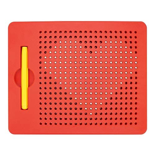 HONPHIER®Ardoise Magique Planche à Dessin Magnétique Tablette Magnétique Magnétique Jouet Educatif en Plastique avec Stylo pour Enfant Rouge
