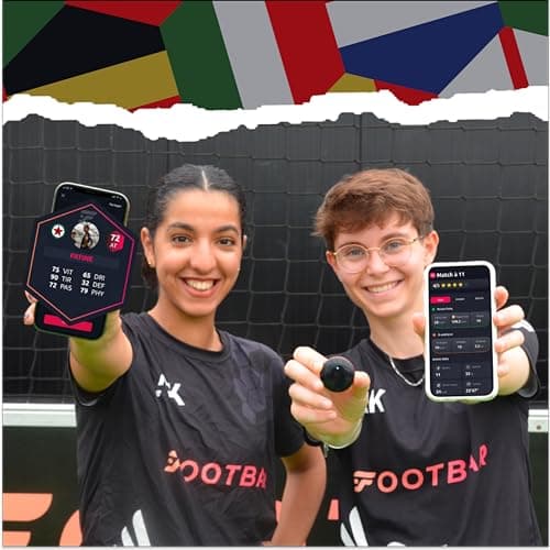 Footbar Meteor - Tracker d'Activité pour Le Football. Application de Suivi et évaluation de la Performance au Foot et du Style de Jeu pour iOS Android
