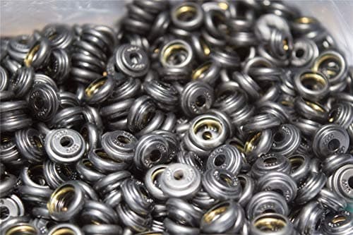 Walker and Hawkes - Boutons-pression de rechange - métal - pour vestes/gilets - 15 mm - lot de 10
