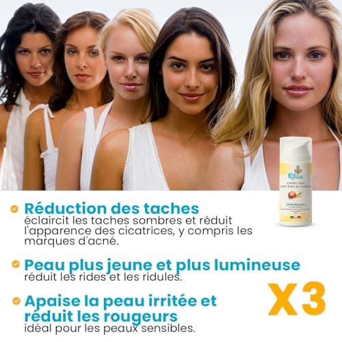 100ml BIO CREME VISAGE avec 75% BAVE D ESCARGOT et ACIDE HYALURONIQUE Ritalia® CREME HYDRATANTE ingrédients Anti-rides Anti-âge et Anti-taches et Contour des yeux POUR FEMMES HOMMES