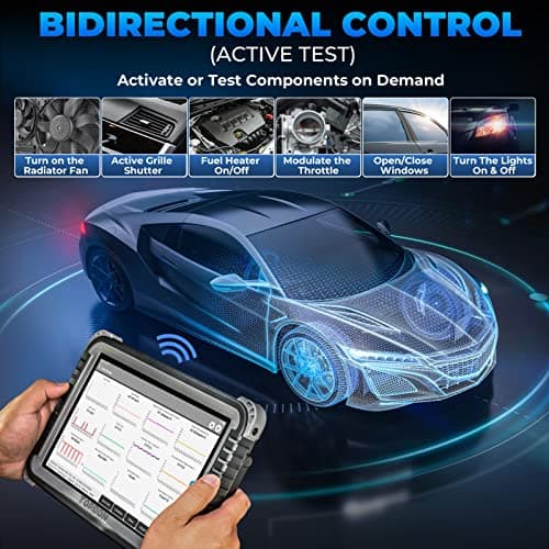 TOPDON Phoenix Plus Valise Diagnostic Auto Multimarque, Scanner de Diagnostic bidirectionnel avec Carte topologique, IMMO, Système Complet OEM, 41+ Service, AutoAuth pour FCA SGW, Fonction V.A.G.