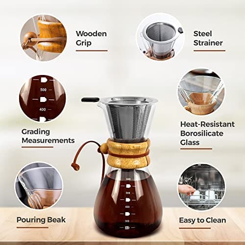 Charbrew Cafetière style Pour - Over de