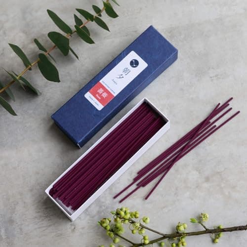 Asayu Japan Baton Encens Japonais Parfum Rose, Boite 20 g, Fabriqué au Japon pour Relaxation et Détente
