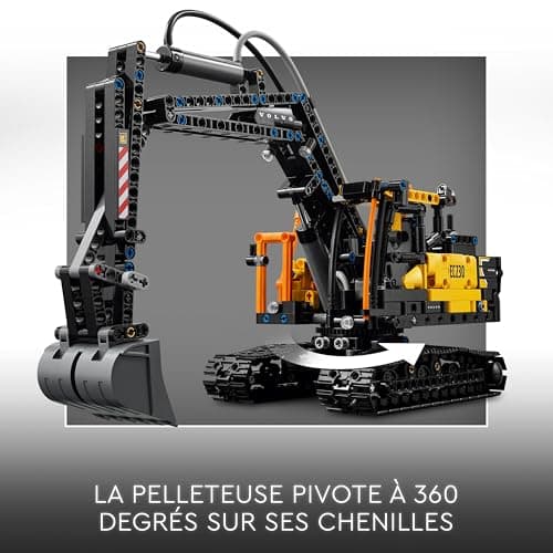 LEGO Technic Camion Volvo FMX et Pelleteuse électrique EC230 - Jouet Voiture pour Enfants - Véhicules à Offrir aux Garçons et Filles de 10 Ans et Plus Passionnés d'Engins de Chantier 42175