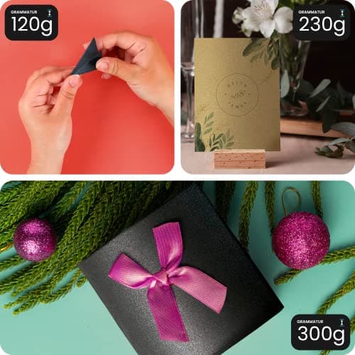 Netuno 10x feuilles de papier cuivre nacré 125g A4 210x297mm Sirio Pearl Copperplate papier de haute qualité pour mariage anniversaire Noël invitations diplômes cartes de vœux scrapbooking bricolage
