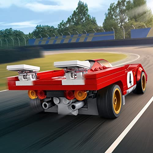LEGO 76906 Speed Champions 1970 Ferrari 512 M Modèle Réduit de Voiture de Course, Jouet de Construction pour Enfants à Collectionner