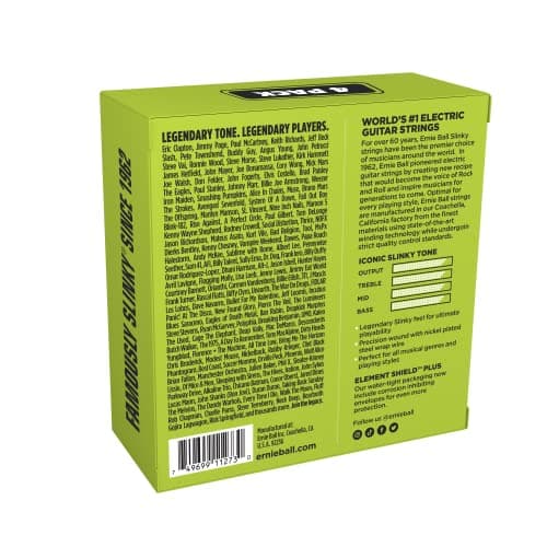 Ernie Ball Regular Slinky Exclusivité Amazon Pack de 4 jeux de cordes filées en nickel pour guitare électrique, calibre 10-46