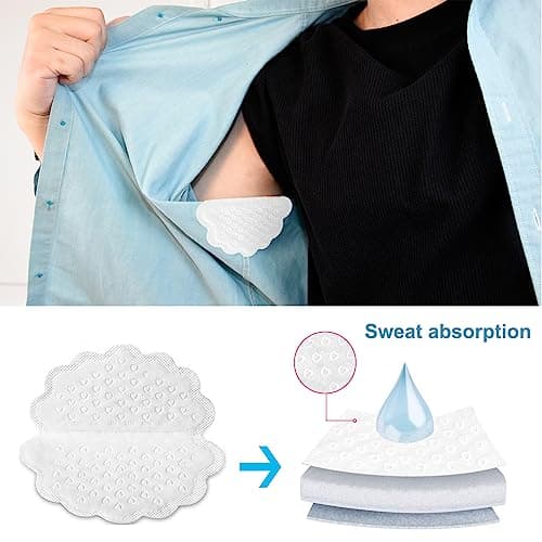 Patch Anti Transpiration, Anti Transpirant Aisselles - Jetable, Invisible et Confortable - Patch Protège Aisselles Femmes et Hommes (30 Patchs)
