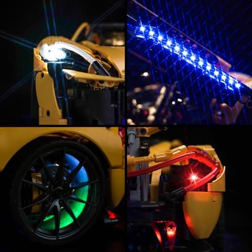 Kit d'éclairage LED compatible avec Lego 42172 McLaren P1 (pas de modèle), kit d'éclairage décoratif compatible avec 42172 Technic McLaren P1 Jouet créatif