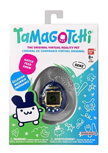 Bandai - Tamagotchi - Tamagotchi Original - Starry Night - Animal électronique virtuel avec écran Couleur, 3 Boutons et Jeux - Jouet Animal interactif en Français - Jouet Enfant 8 Ans et + - 42970