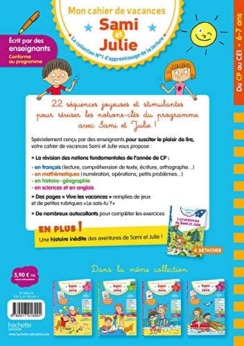Sami et Julie - Du CP au CE1 - Cahier de vacances 2025