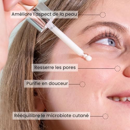 Pulpe de Vie - Sérum Visage Certifié BIO #Nofilter 30ml - Anti-gaspi ! Concombre - Soin Peaux Acnéiques - Rééquilibre la Peau - Prébiotiques Naturels - 100% Naturel
