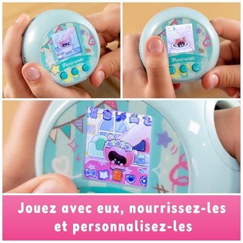Punirunes - Animaux Interactifs - Jeu Pour Enfant Tactile avec Animaux Digitaux - 55 Animaux Interactifs À Collectionner - Jeu Enfant Boîtier Réaction Sonore - Jouet Enfant 5 Ans et +