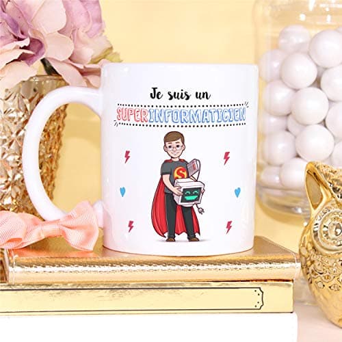 MUGFFINS Mug/Tasse Informaticien (Meilleur du Monde) - Idées Drôles Informatique