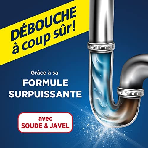 Ouragan Déboucheur Gel Epais 15 minutes 1 L