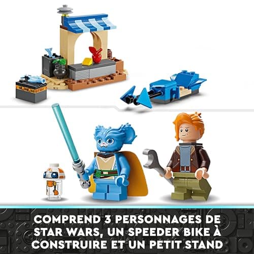 LEGO 75384 Star Wars Le Crimson Firehawk, Jouet de Construction avec Speeder Bike et Minifigurines, Cadeau pour Garçons et Filles Dès 4 Ans