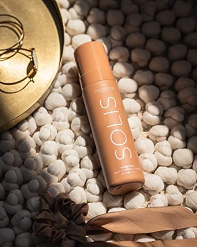 COCOSOLIS SOLIS Medium autobronzant foncée visage et corps, mousse pour un bronzage riche, naturel et longue durée, au DHA végétal (200 ml)