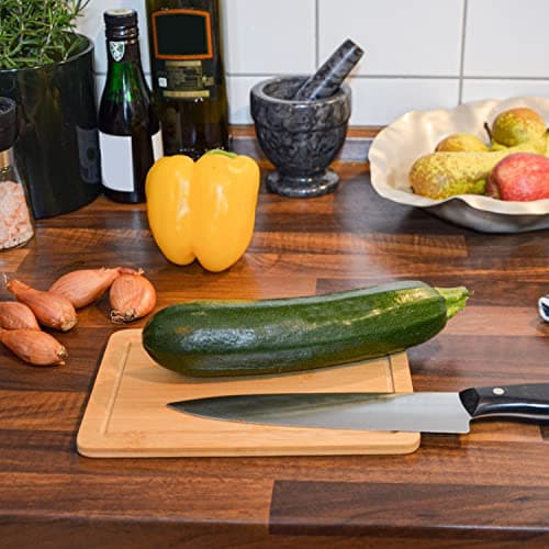 DuneDesign Lot de 6 : Petite Planche a Decouper - 22x15 Planche Aperitif Bois - Planche Petit Dejeuner Petite Planche de Bois - Planche a Charcuterie Apero - Planche à Découper Bambou Planche Bois